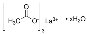 Lanthanum(III) acetate hydrate Chemical Structure